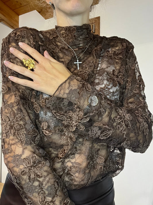 Maglia con fiori
