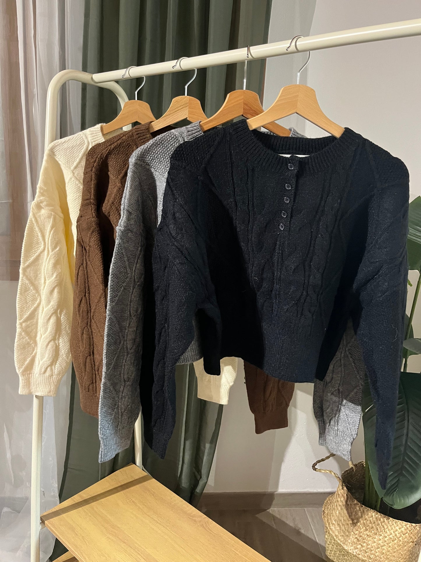 Maglione trama lavorata