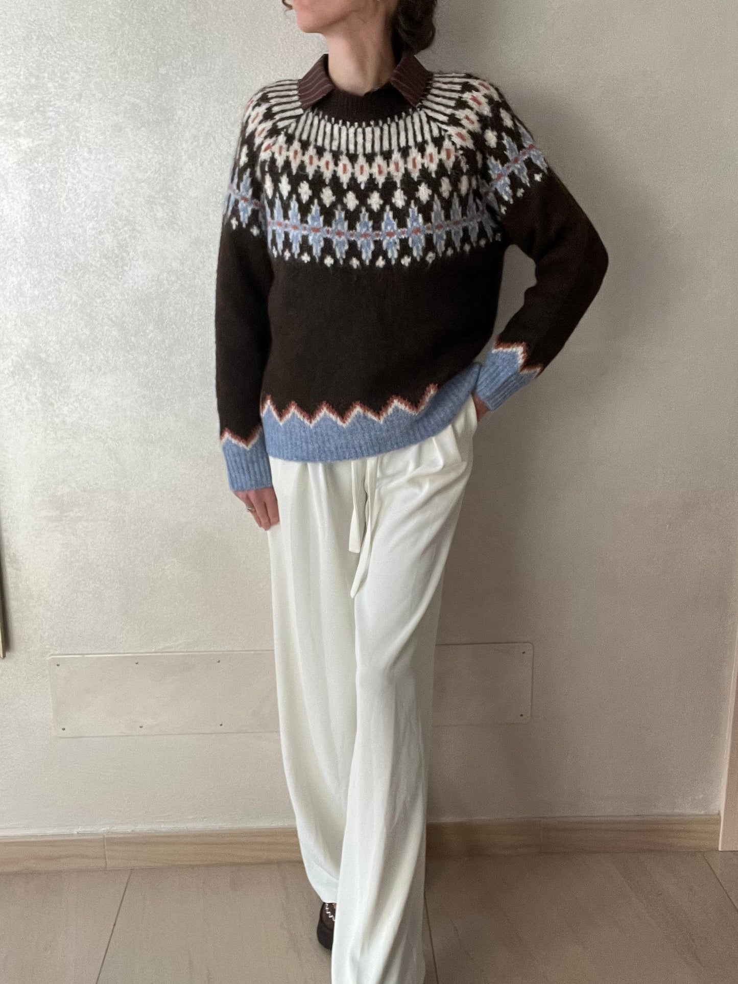 Maglione con disegni