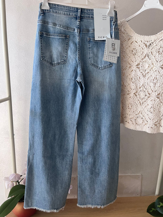 Jeans sfrangiati