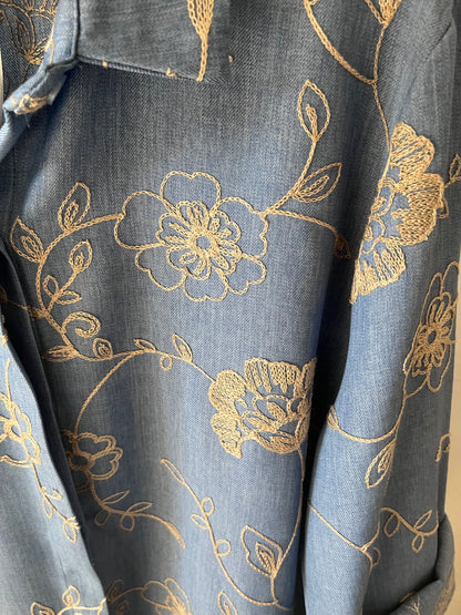 Camicia ricami fiori