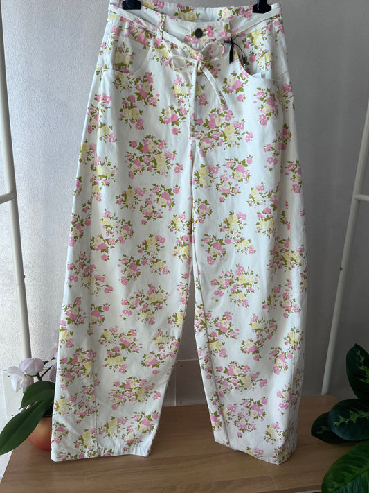 Pantalone fiori Lumina