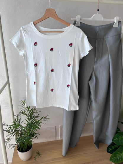 T-shirt fiorellini