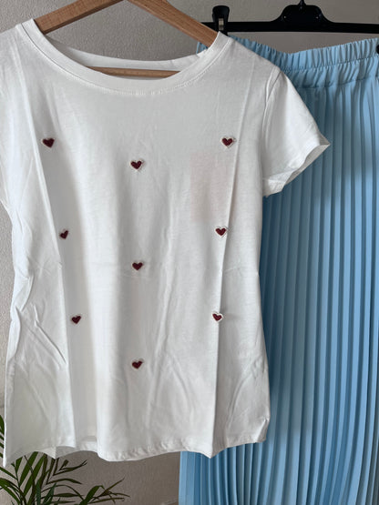 T-shirt cuori