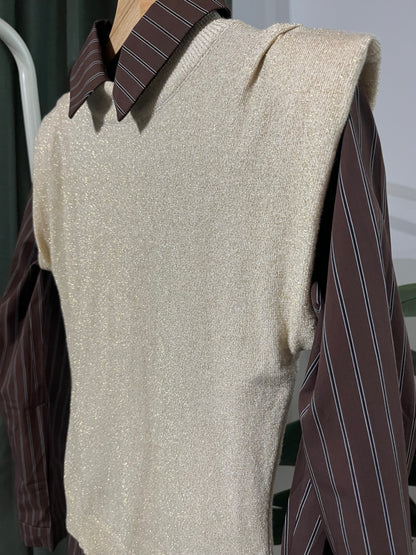 Gilet in lurex