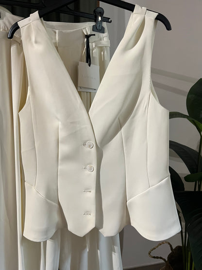 Gilet bianco Lumina