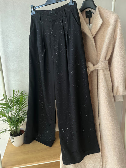Pantaloni con brillantini