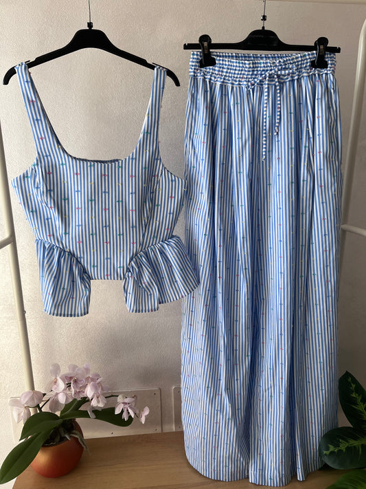 Pantalone righe Lumina