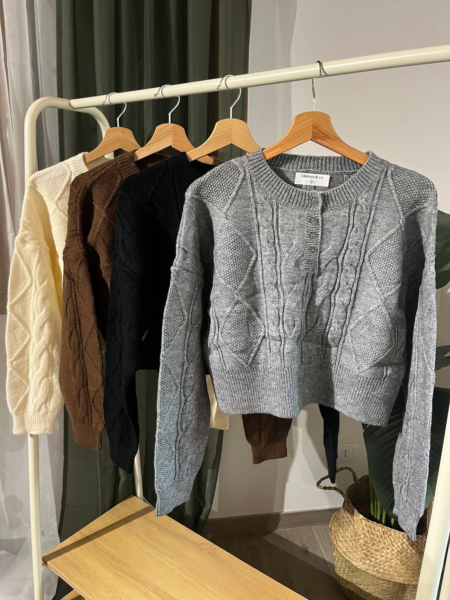 Maglione trama lavorata