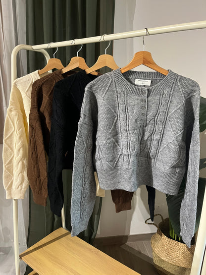 Maglione trama lavorata