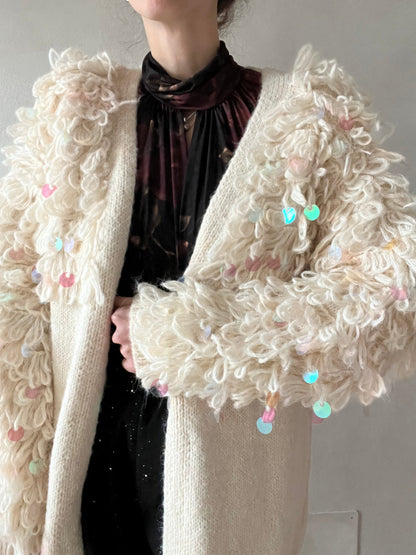 Cardigan pailettes