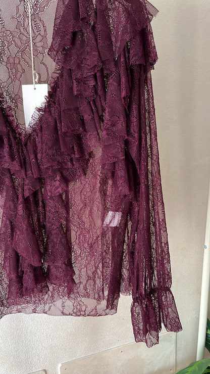 Blusa in pizzo