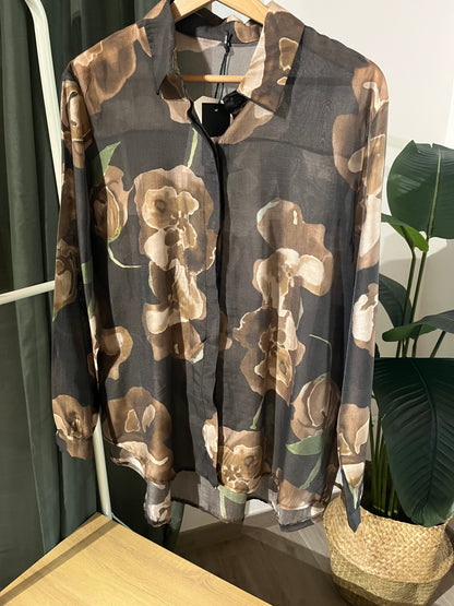 Camicia stampa fiorata