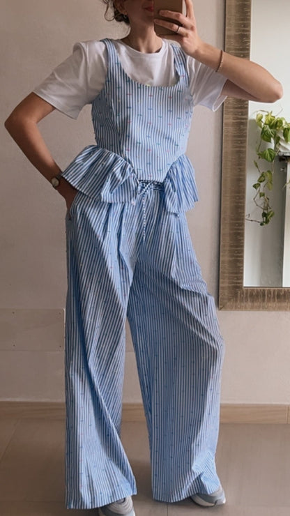 Pantalone righe Lumina