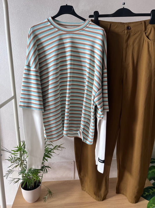 Maglia a righe Lumina