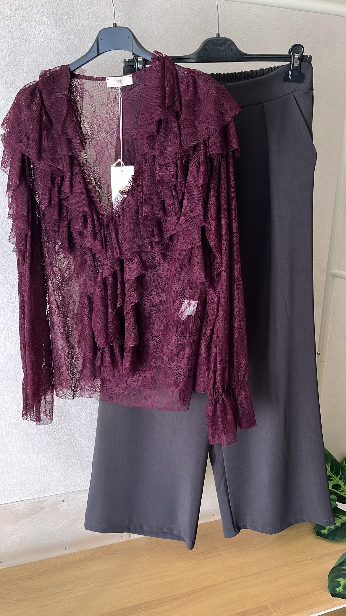 Blusa in pizzo