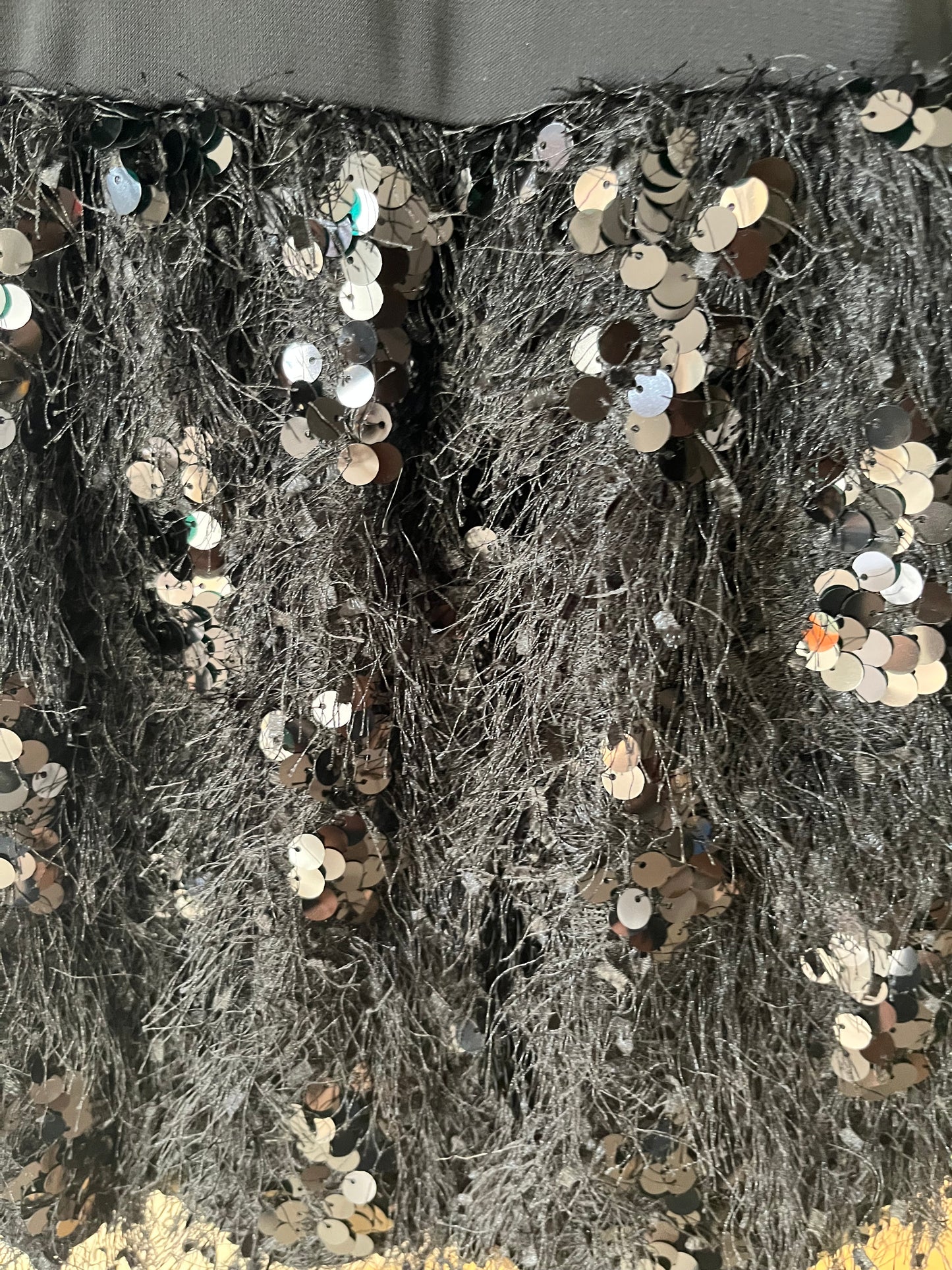 Abito dettaglio paillettes Lumina